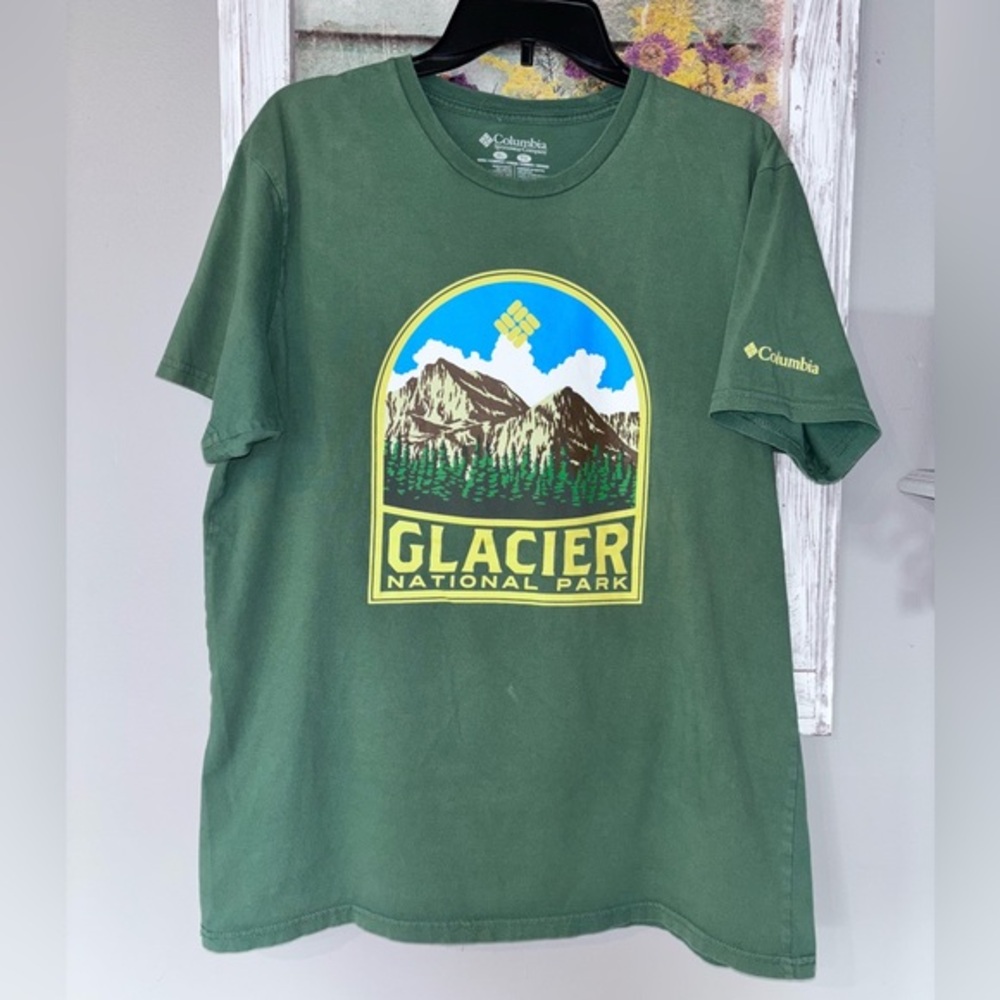 Columbia T-Shirt Adult XL Short Sleeve Cotton Fishing Sports Men’s